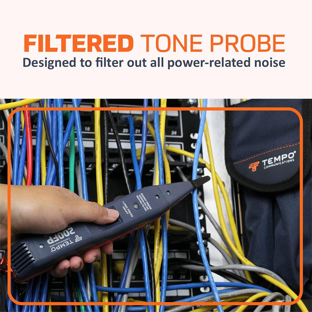 Digital LAN Tracing Kit with Filtered Tone Probe and LAN Toner C320