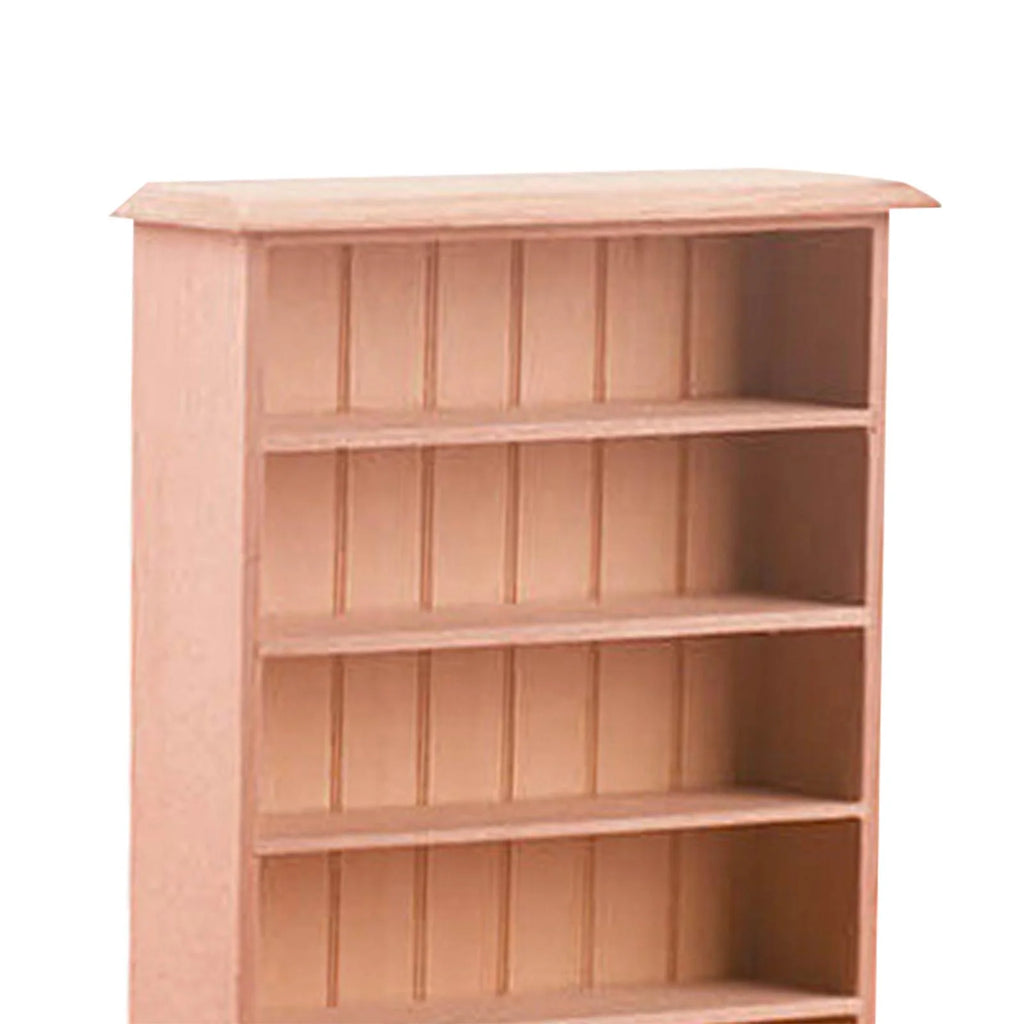Dollhouse Miniature Wooden Bookcase Display Shelf X8996