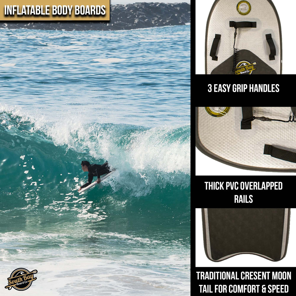 46 Squid Inflatable Bodyboard H4396