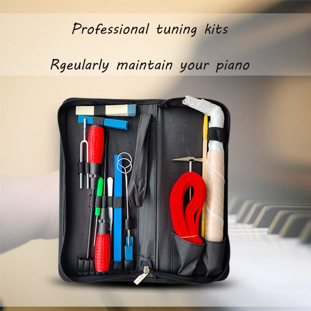 16 Pieces Piano Tuner Tools with Case G134056
