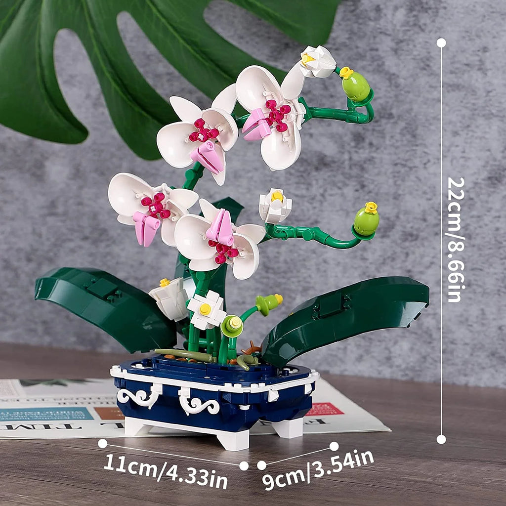 Flower Bouquet Building Kit, DIY Building Blocks Set R365937