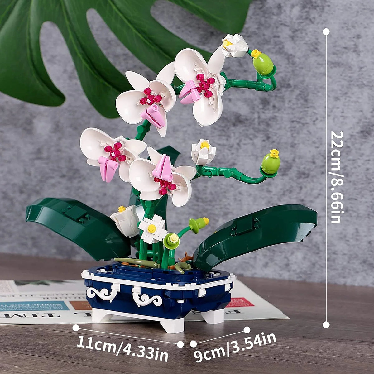 Flower Bouquet Building Kit, DIY Building Blocks Set R365937