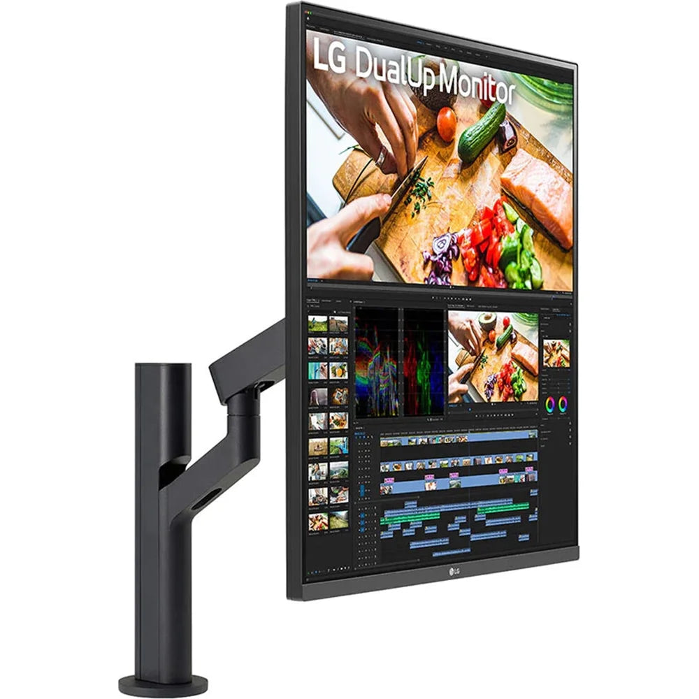 28-Inch SDQHD Nano IPS DualUp Monitor with Ergo Stand, Black Y23186