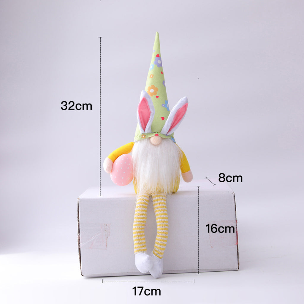 Jasmine Ornament Easter Bunny Carrot Doll Decoration 1PC A7375