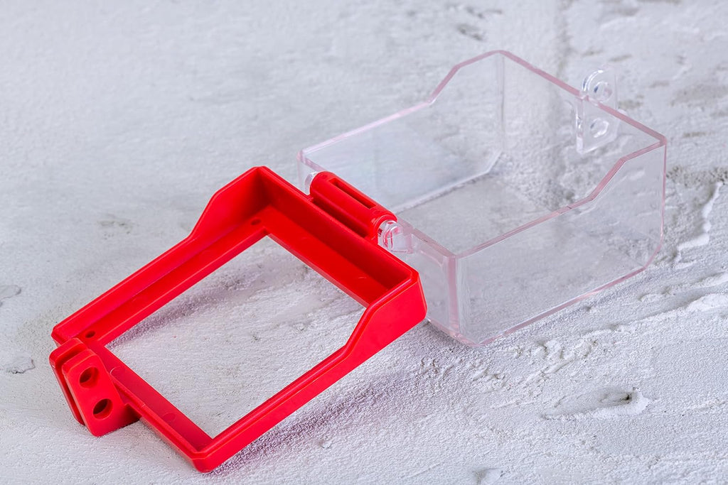 Box Type Transparent Push Start Button Cover, Pack of 2 W4804