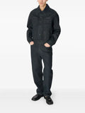 Marine Serre Moon waxed denim jacket