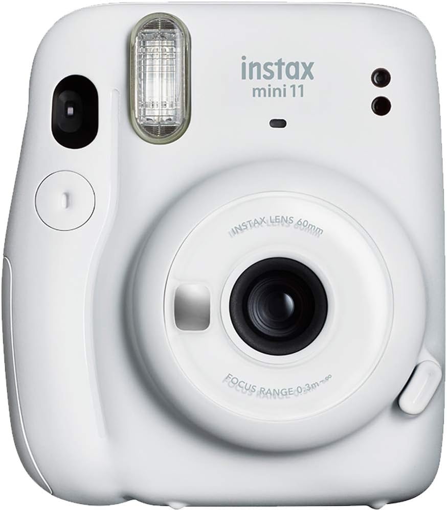Lilac Purple Instant Camera with Twin Pack Film, Rainbow Film, Case and Travel Stickers P5058
