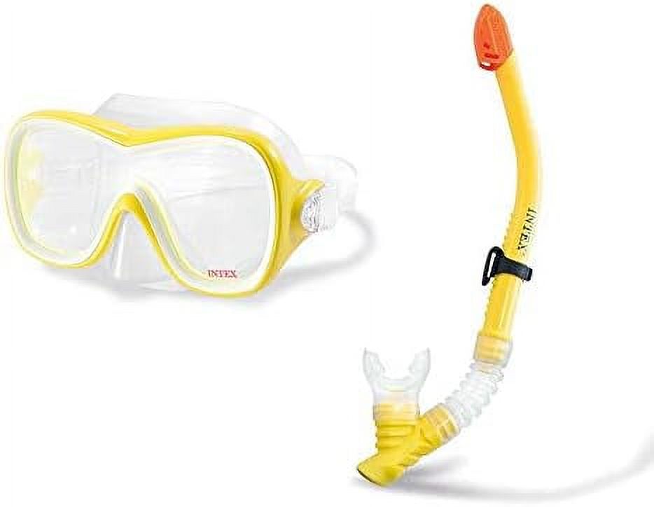 Hypoallergenic Latex Mask & Easy Flow Snorkel Set (2 Pack) F801439