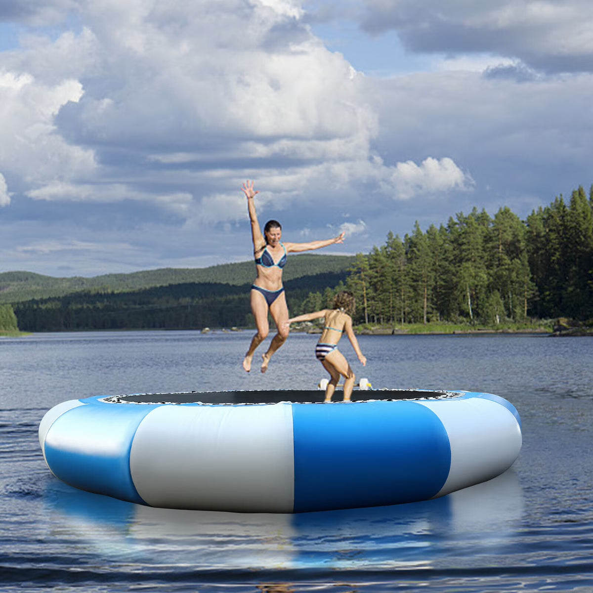 17Ft Inflatable Water Trampoline Water Toy N984871