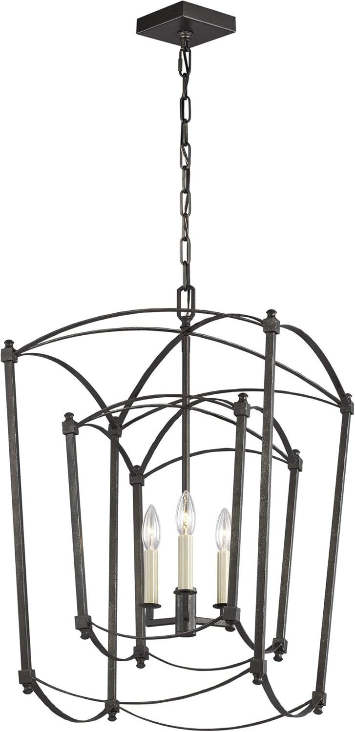 Polished Nickel 4-Light Candle Chandelier J459121
