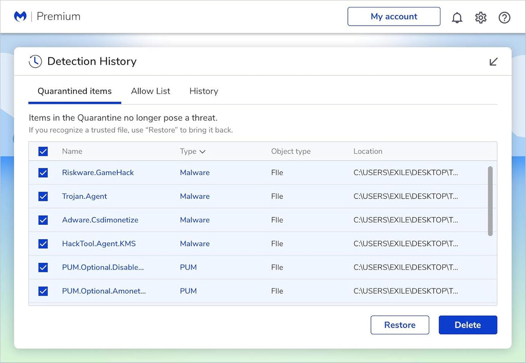 Antivirus Software 5 Device 1 Year Z9691