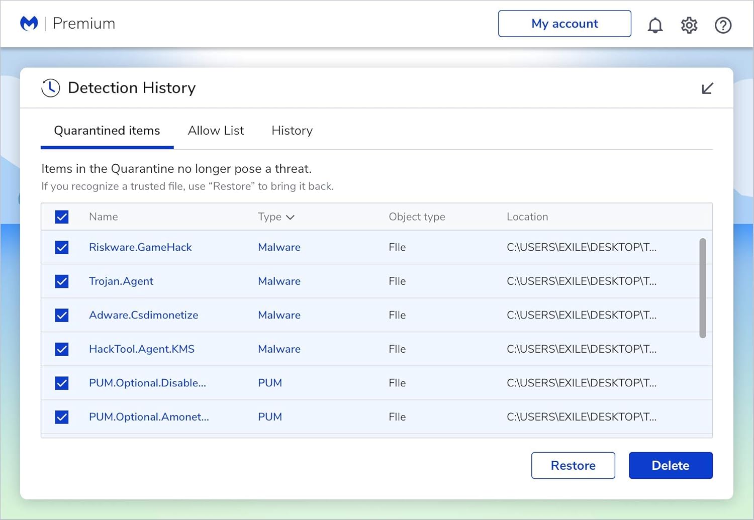 Antivirus Software 5 Device 1 Year Z9691