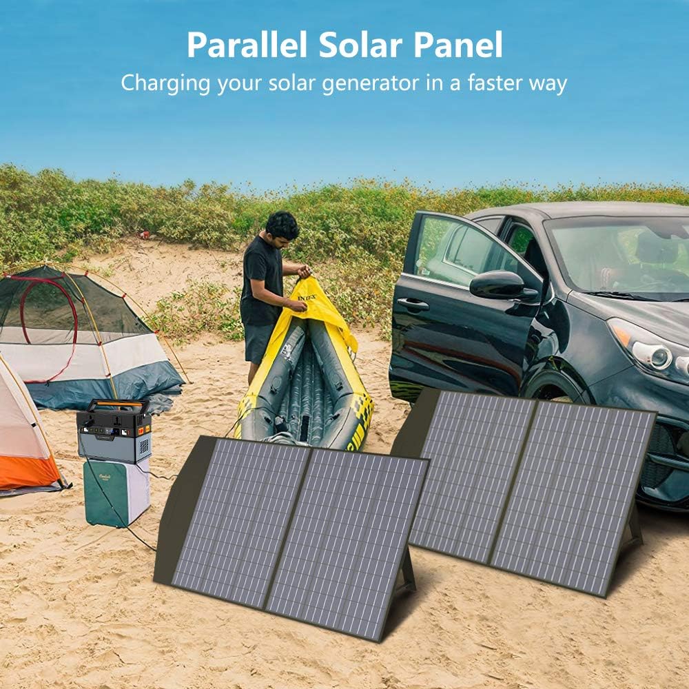 Foldable Solar Panel 100W Portable Solar Charger O8596