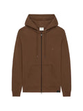Courrèges logo-embroidered zip-up hoodie