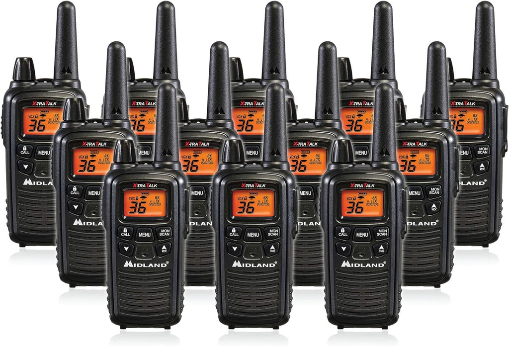 36 Channel FRS Two-Way Radio Black Pack of 12 S79164