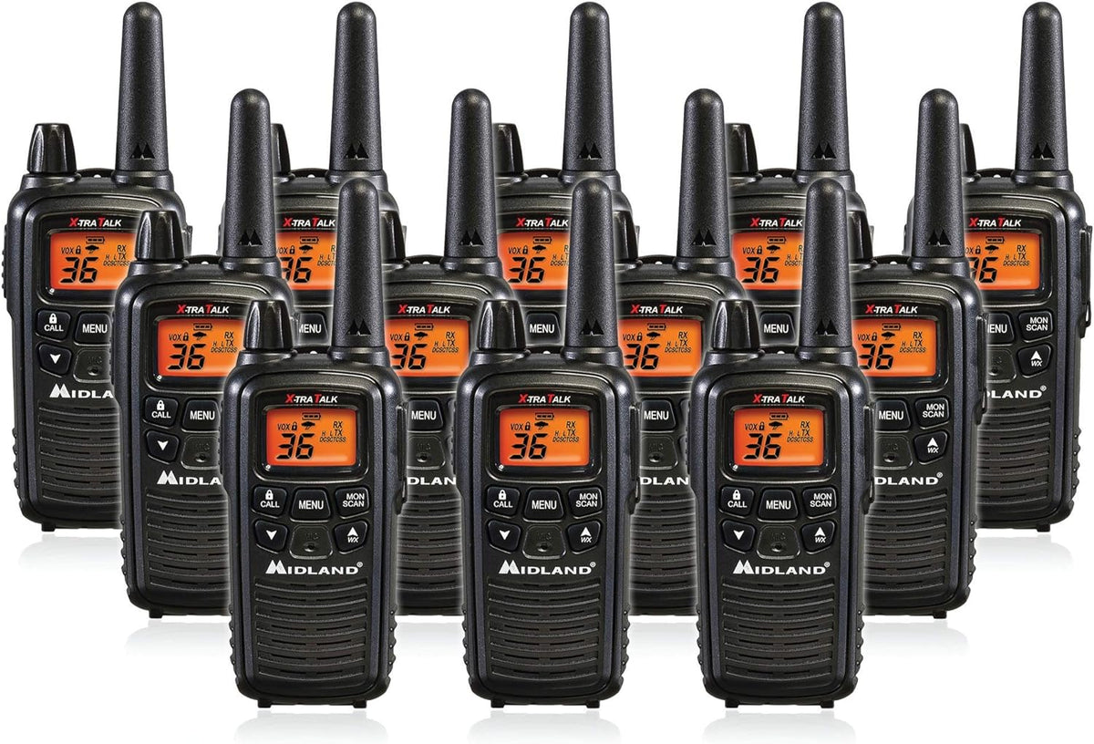 36 Channel FRS Two-Way Radio Black Pack of 12 S79164