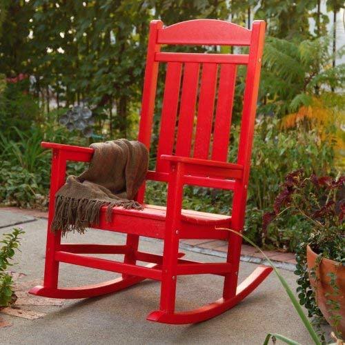 Sunset Red Rocking Chair P8588