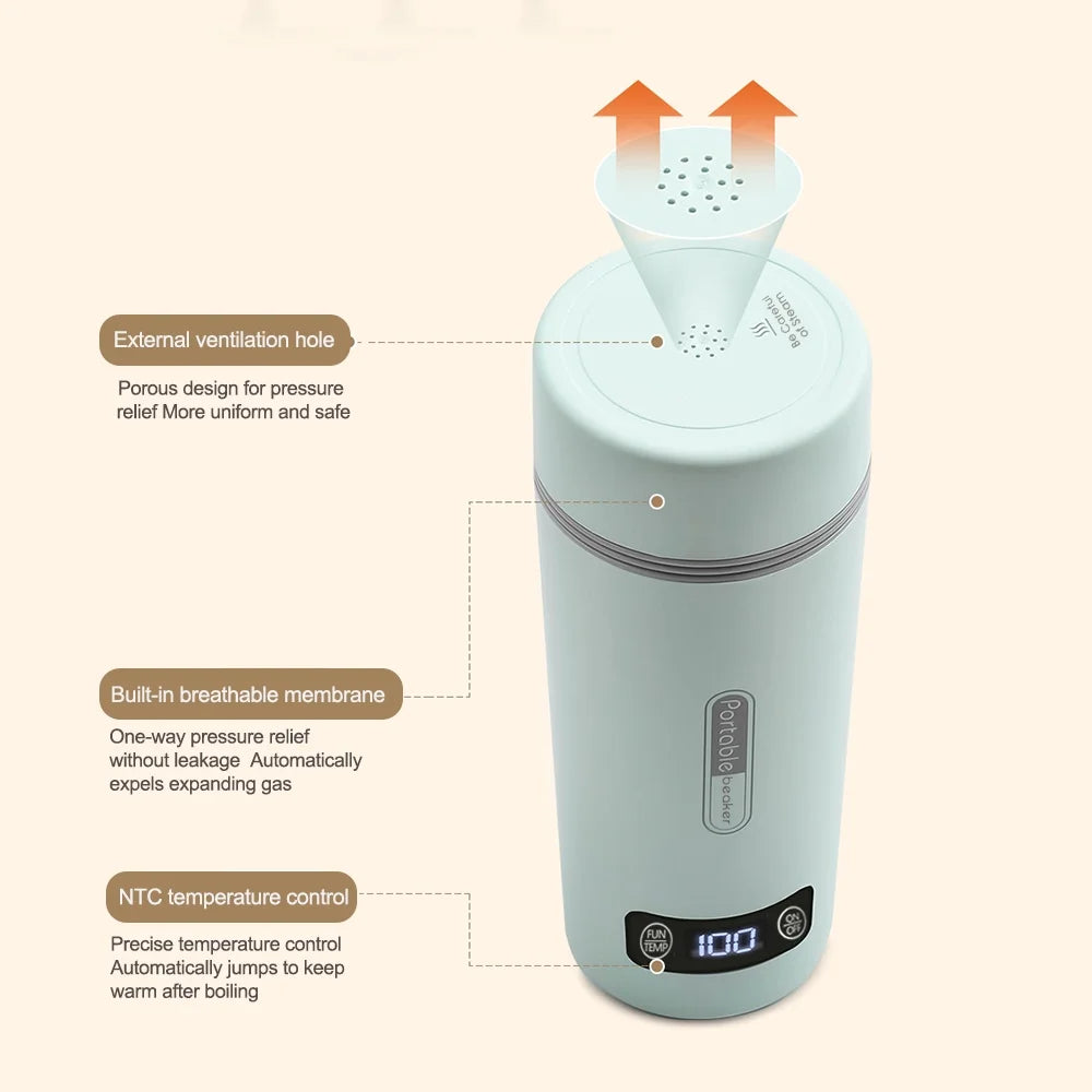 350ml Stainless Steel Portable Electric Kettle J515044