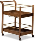 Walnut Brown Trolleys and Carts F66596