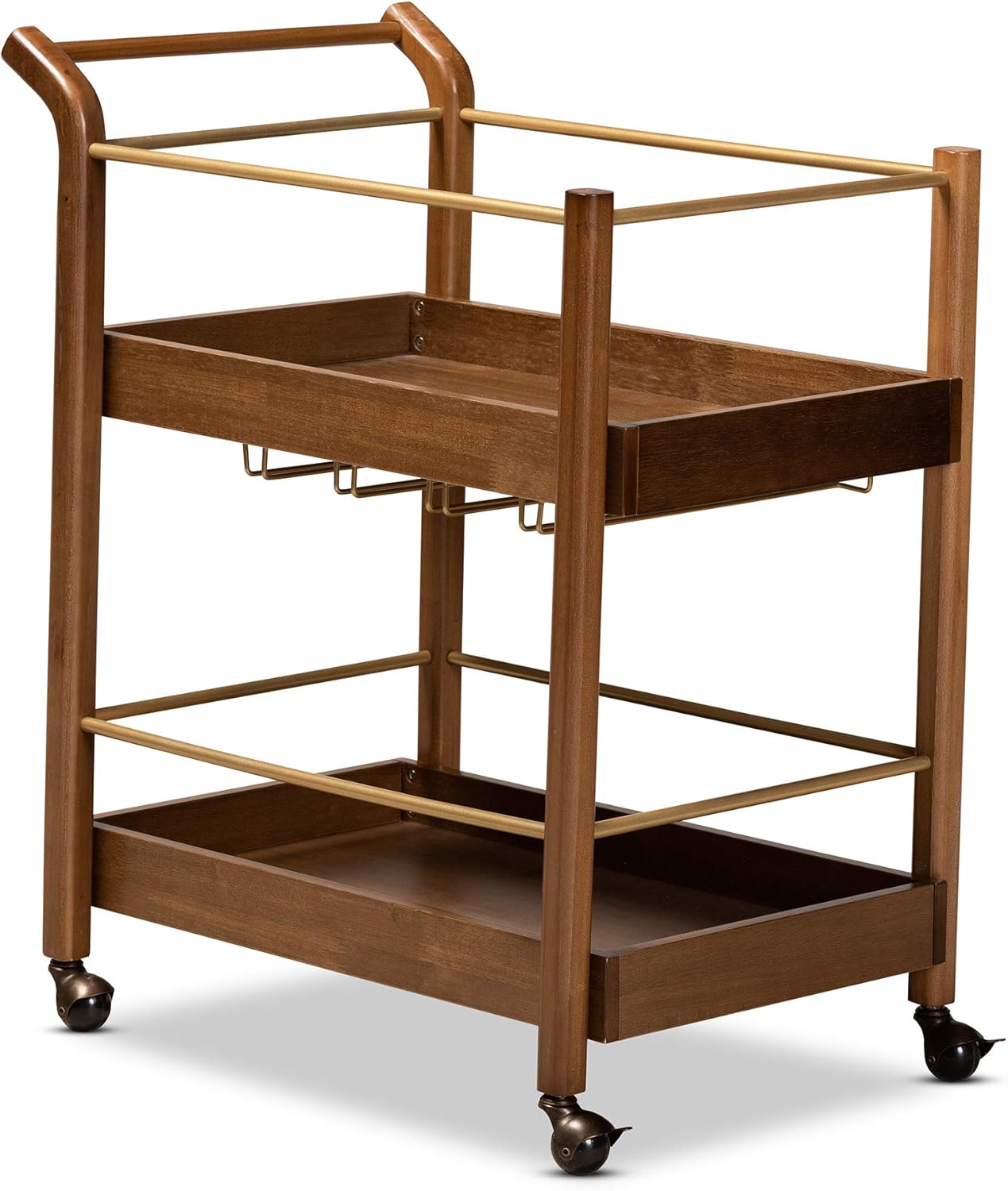 Walnut Brown Trolleys and Carts F66596