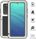 Silver Heavy Duty Aluminum Metal Case for Samsung Galaxy S21 Plus D182476
