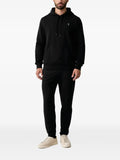 Trussardi logo-embroidered drawstring hoodie