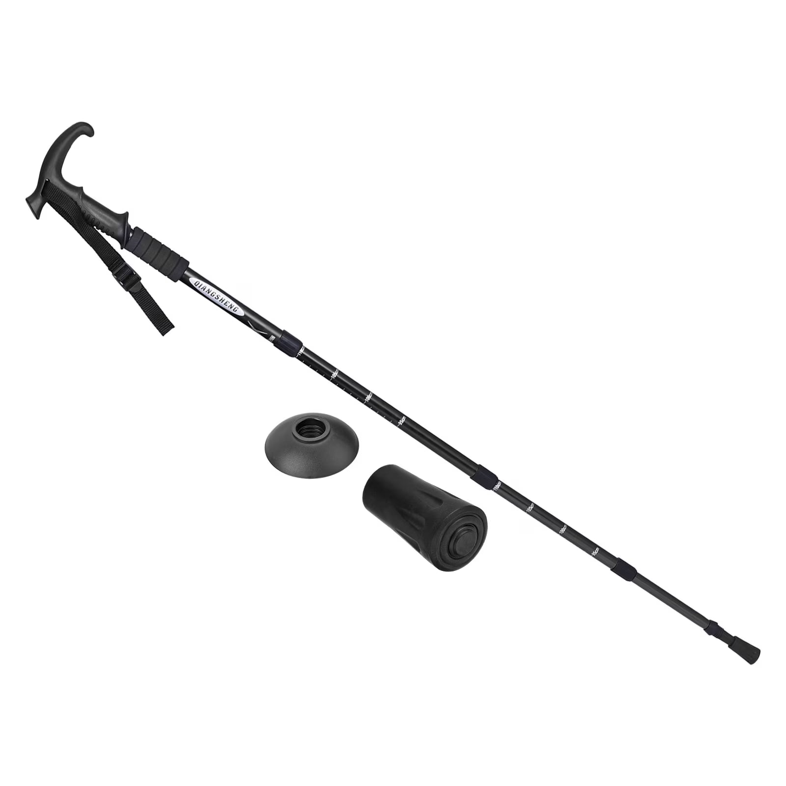 Black Collapsible Trekking Pole 43 Inch I562