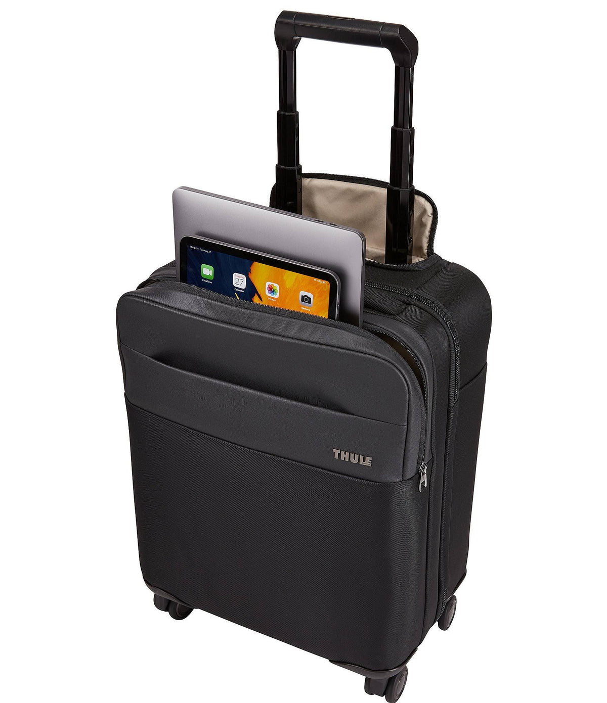 Compact Carry on Spinner Black E622