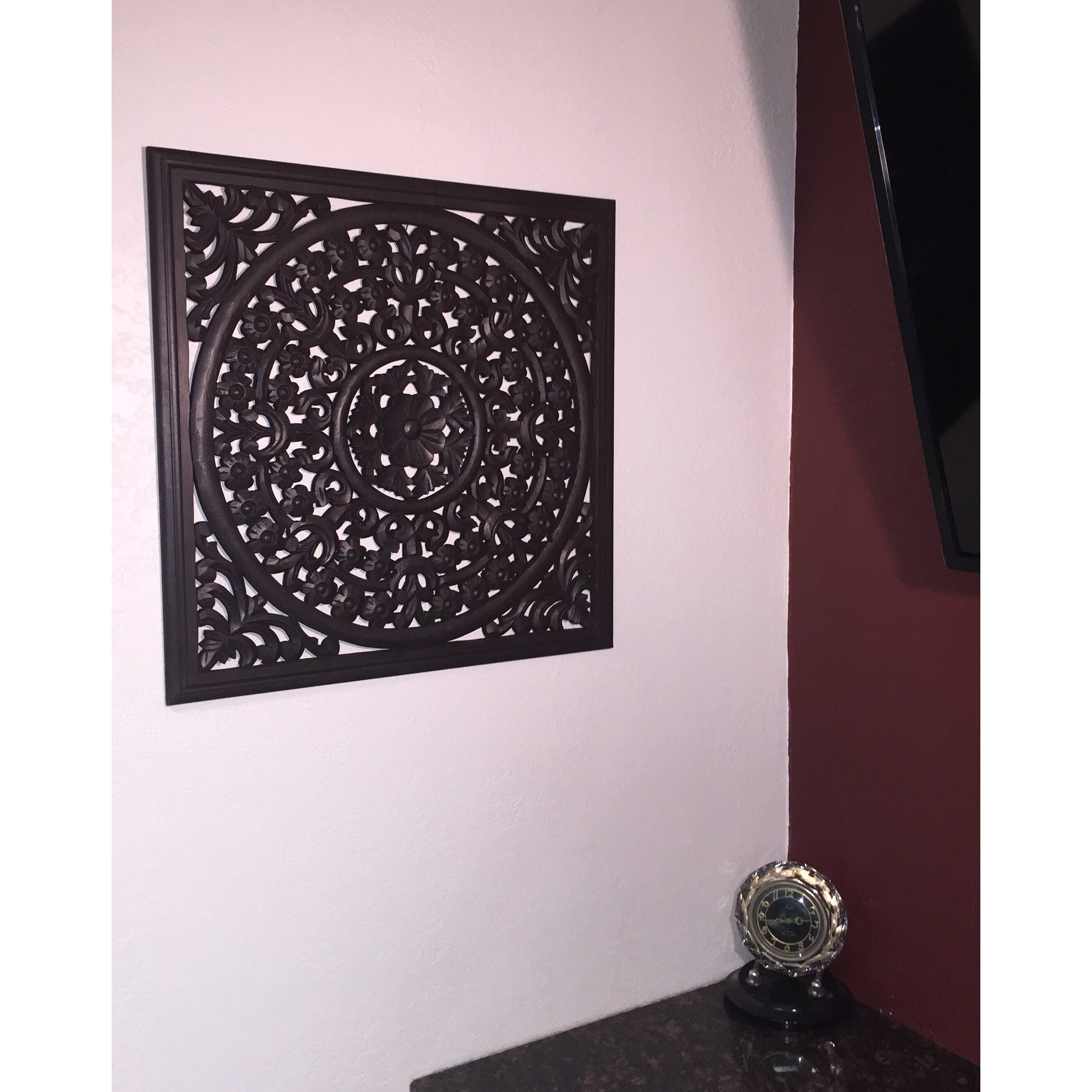 30x22 Brown Wooden Wall Panel M963388