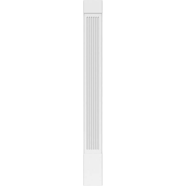 Fluted PVC Pilaster with Capital and Base (Pair) P769