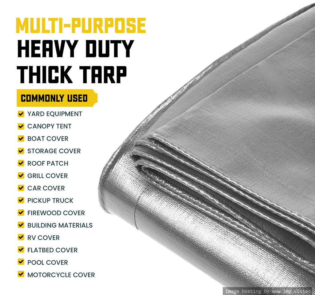 10 Mil Heavy Duty Waterproof Tarp 24 x 30Ft I327