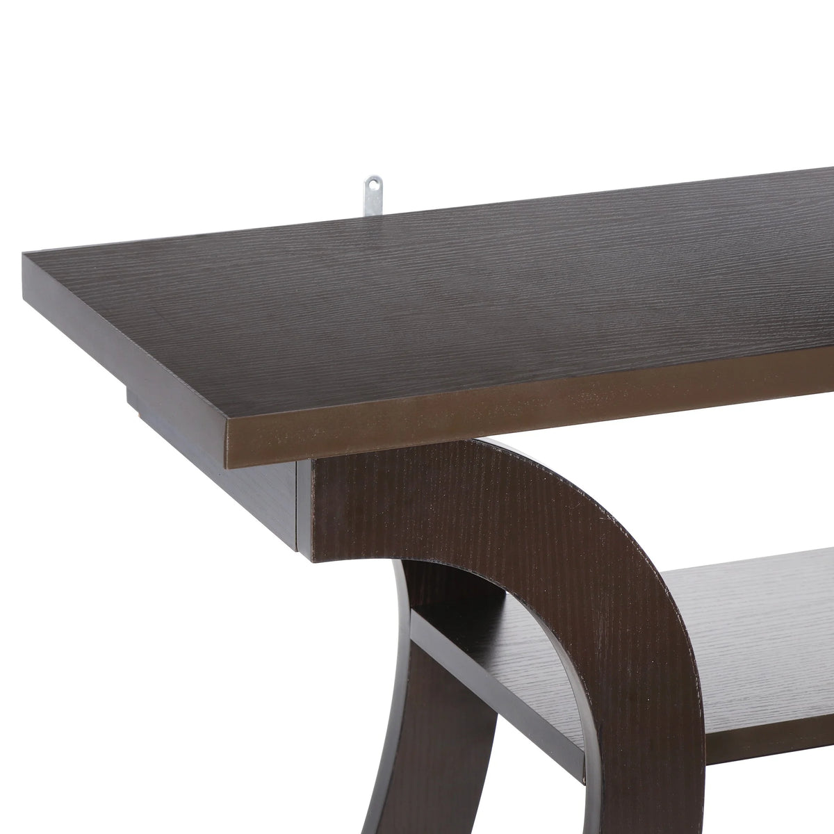 Brown 3-Shelf Narrow Console Table E910215