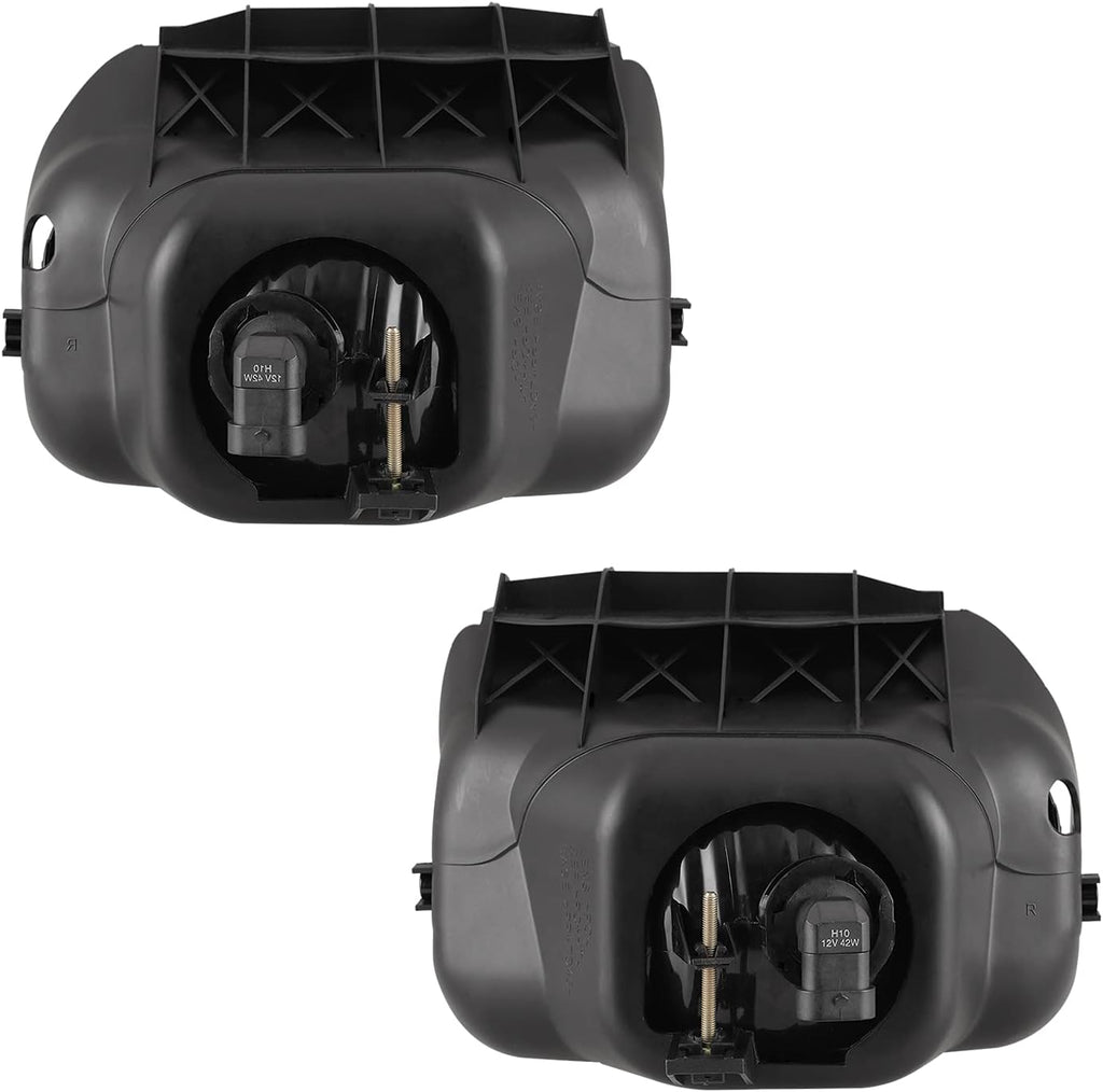 Fog Lights Pack of 2 with H10 12V42W Halogen Bulb Clear Lens O435