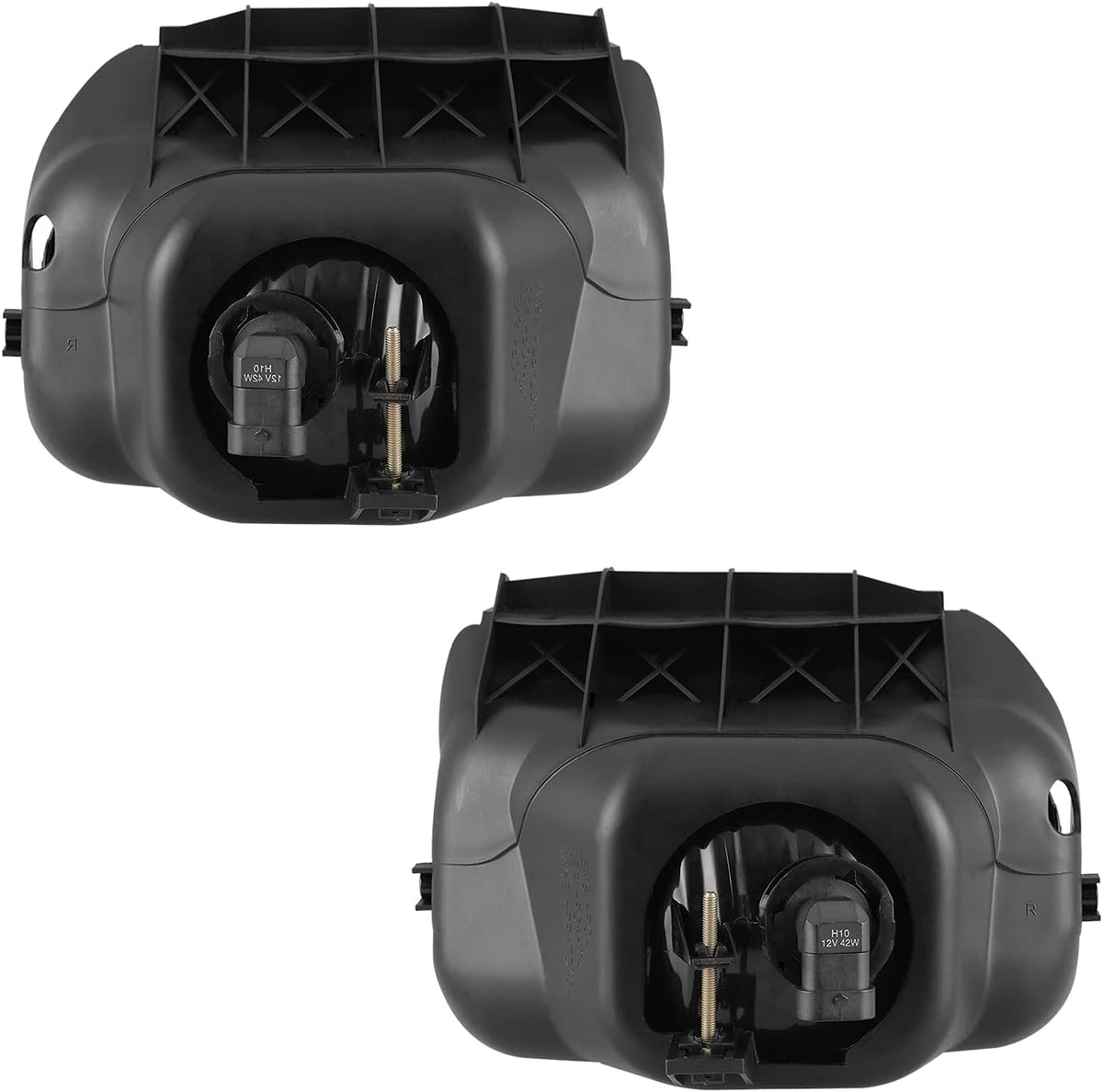 Fog Lights Pack of 2 with H10 12V42W Halogen Bulb Clear Lens O435