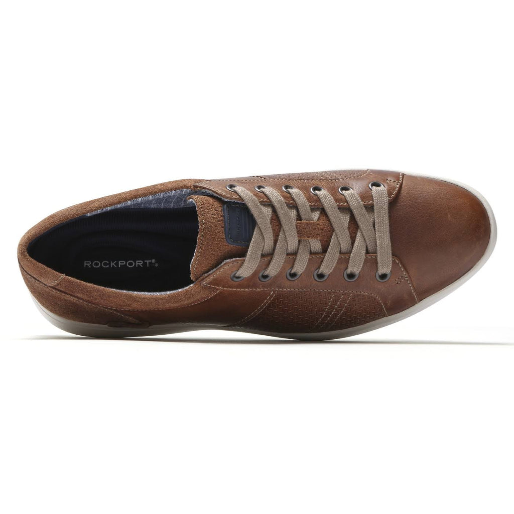 Dark Tan Men&s Tie Shoes W4635