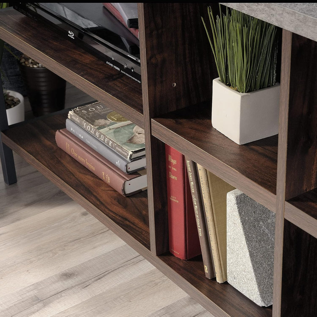 Credenza for TVs up to 60", Rich Walnut Finish W762