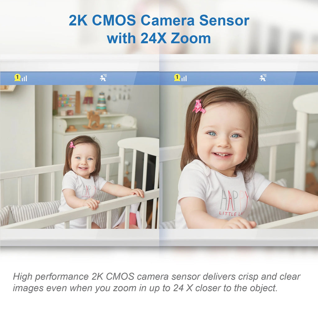 5" Smart Wi-Fi 1080p Pan & Tilt Video Baby Monitor T901