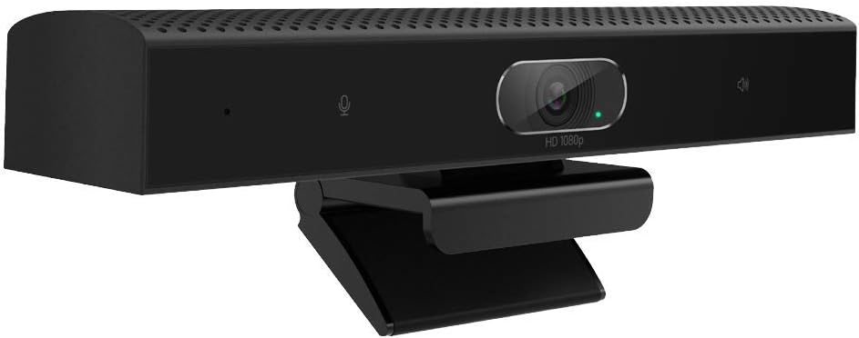 3-in-1 Full HD 1080P Conference Webcam with Microphone, Speakers, Privacy Cover H438866