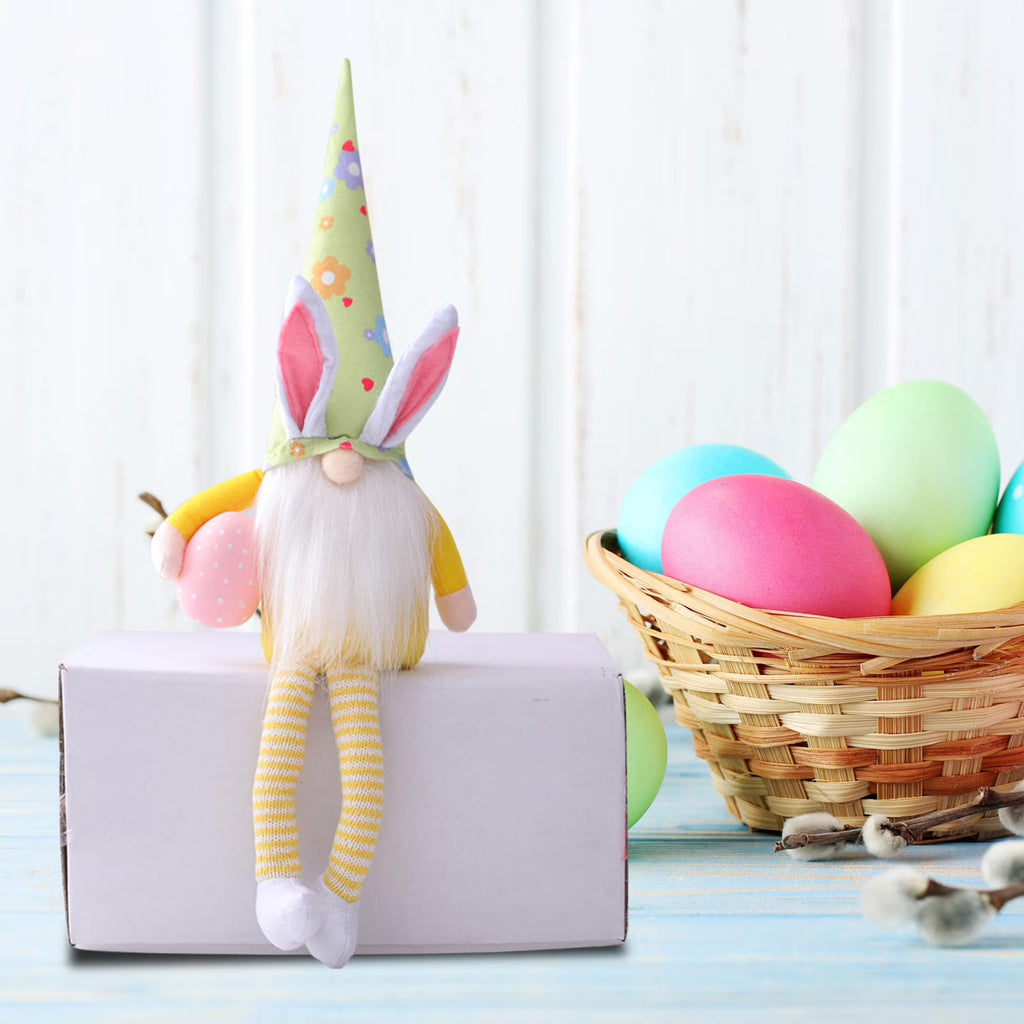 Jasmine Ornament Easter Bunny Carrot Doll Decoration 1PC A7375