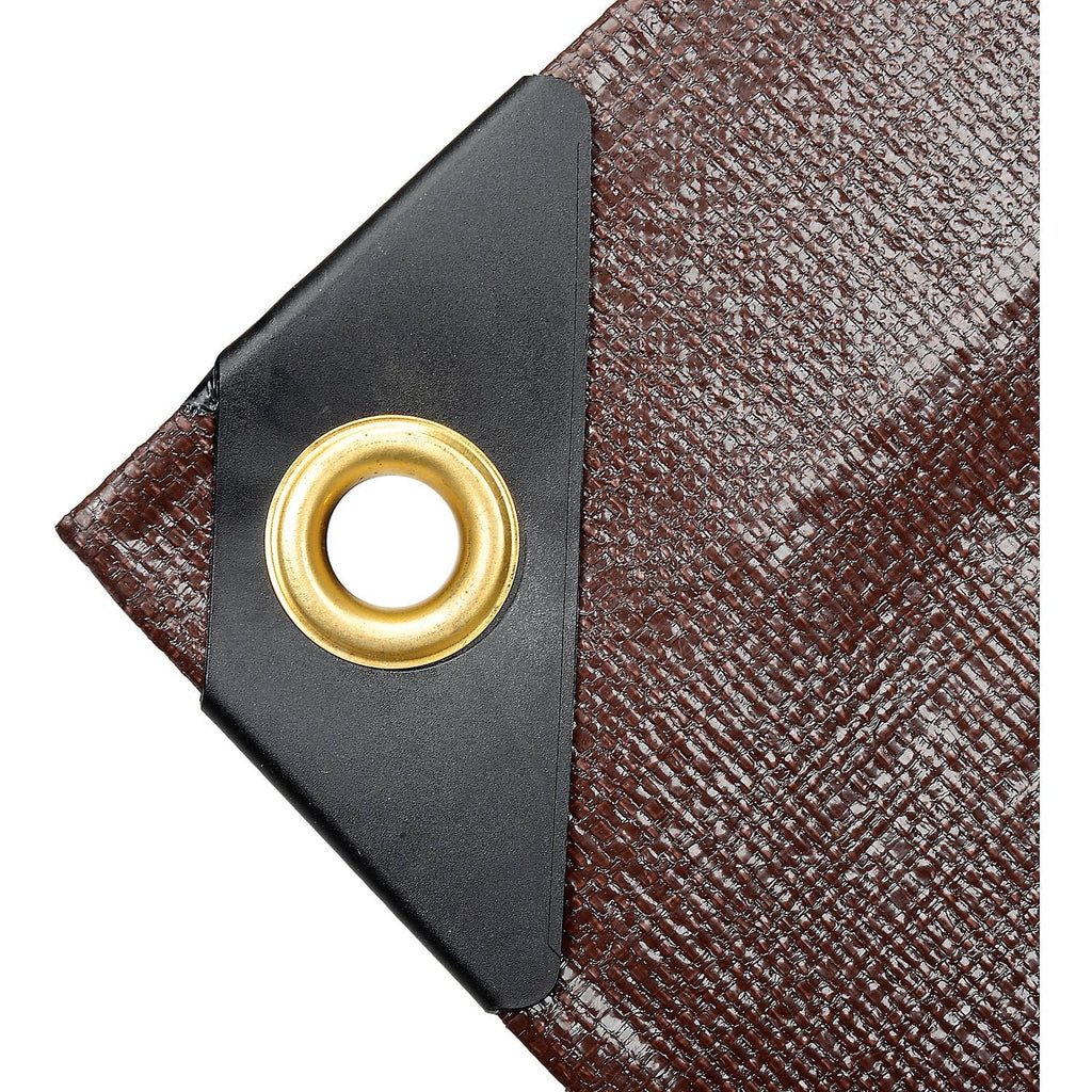 Brown 10'W x 10'L 8 oz. Tarp M228