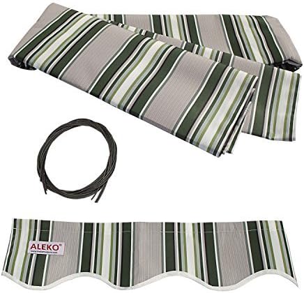 Fabric 10X8 Replacement for Retractable Awning, Sand Pack of 2 P305466