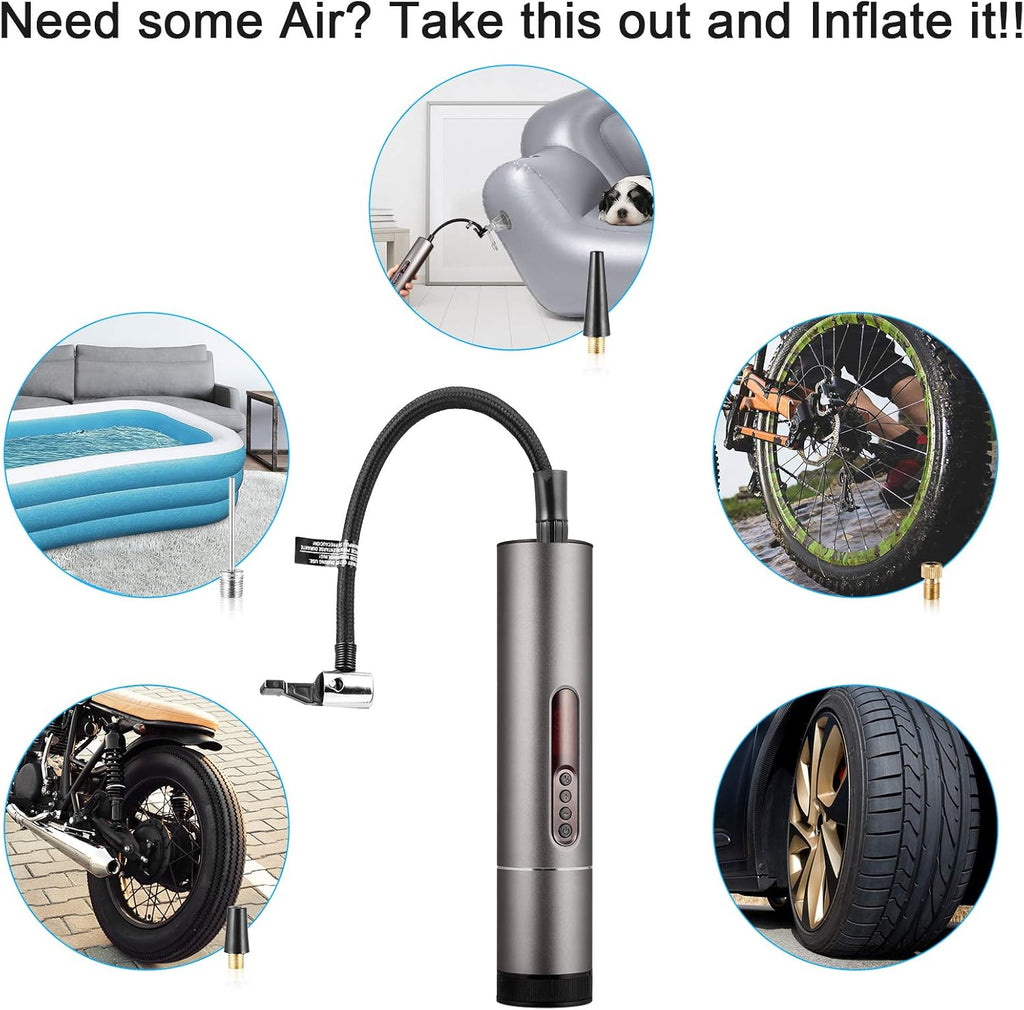 6600mAh Cordless Tire Inflator Air Compressor O262