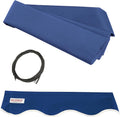 Fabric 10X8 Replacement for Retractable Awning, Sand Pack of 2 P305466
