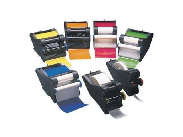 Black/White Label Printer Tape Cartridge, 90 Roll O288720