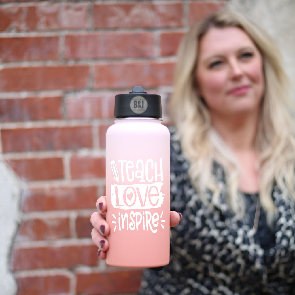Rose Gold 32 oz Water Bottle N209