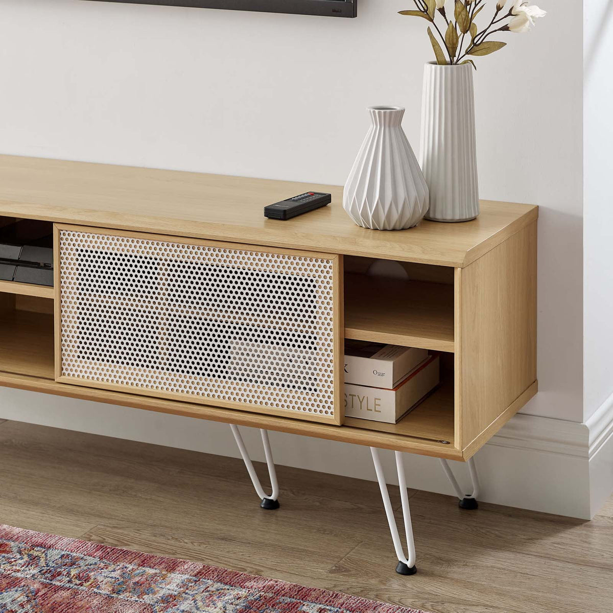 59" TV Stand in Oak X50456