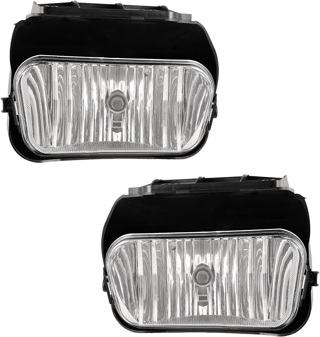 Fog Lights Pack of 2 with H10 12V42W Halogen Bulb Clear Lens O435