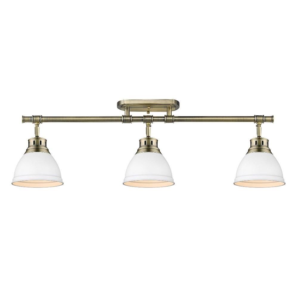 Matte Black Semi-Flush Track Light C764
