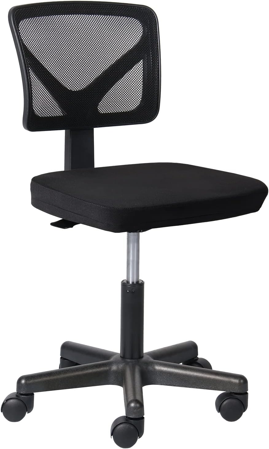 Black Ergonomic Mesh Swivel Computer Task Chair with Rolling Casters and Armrests Z6958