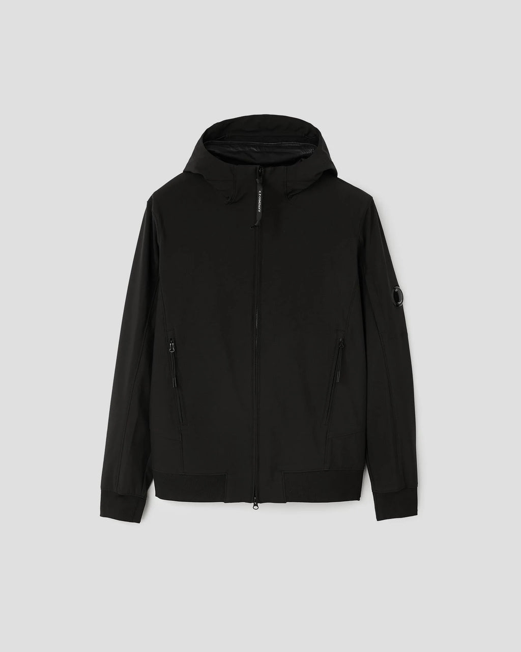 Black Technical Hooded Jacket D30227